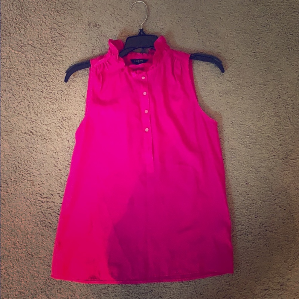 J Crew Ruffle Blouse